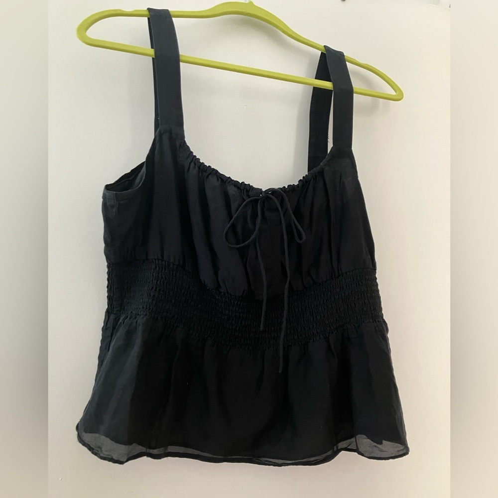 J Crew Smocked Waist Tank